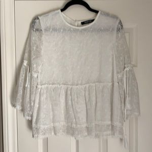 VICI Sugar Lips White Lace Top Size Small